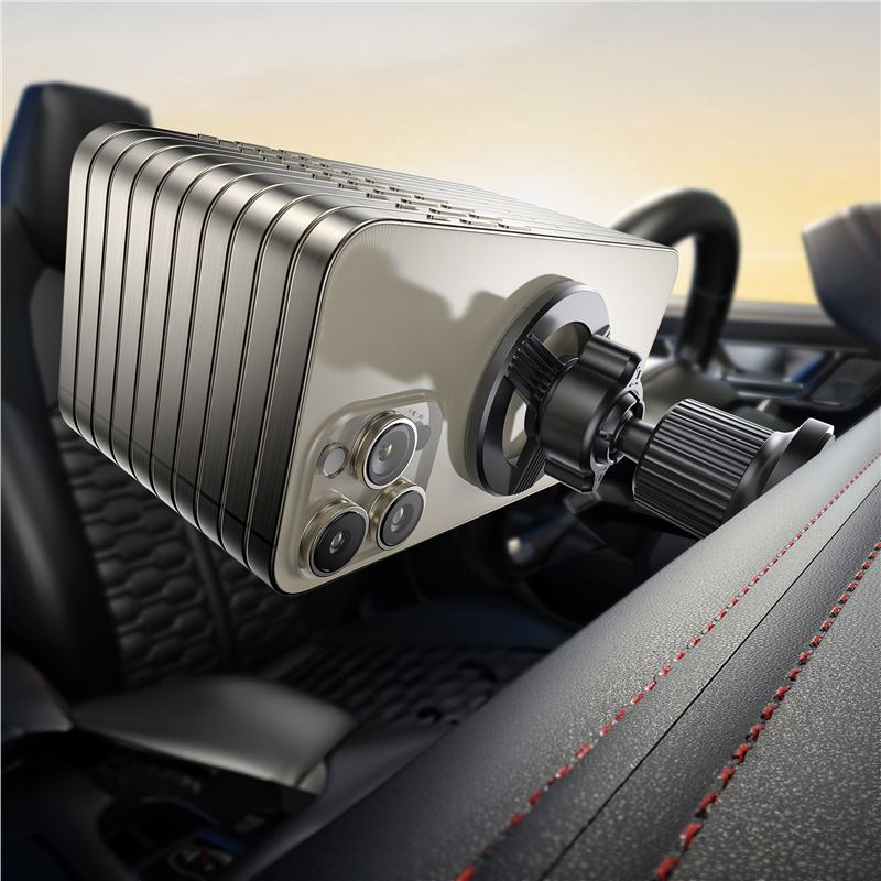 Magnetic Car holder Auto KFZ Smartphone Lüftungsgitter Halterung mit MagSafe (FRL-MGCH-01-BLK) - Schwarz