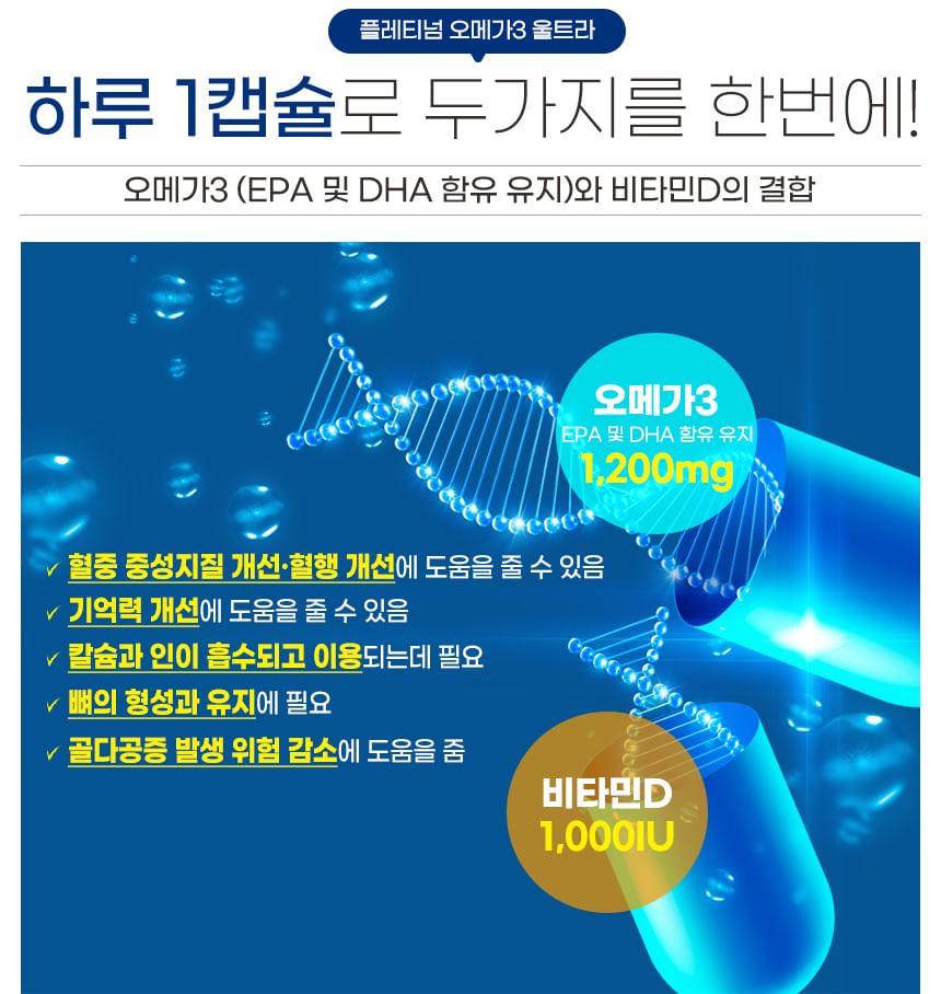 JUNGWONSAM - NutriGarden Platina Omega-3 Ultra