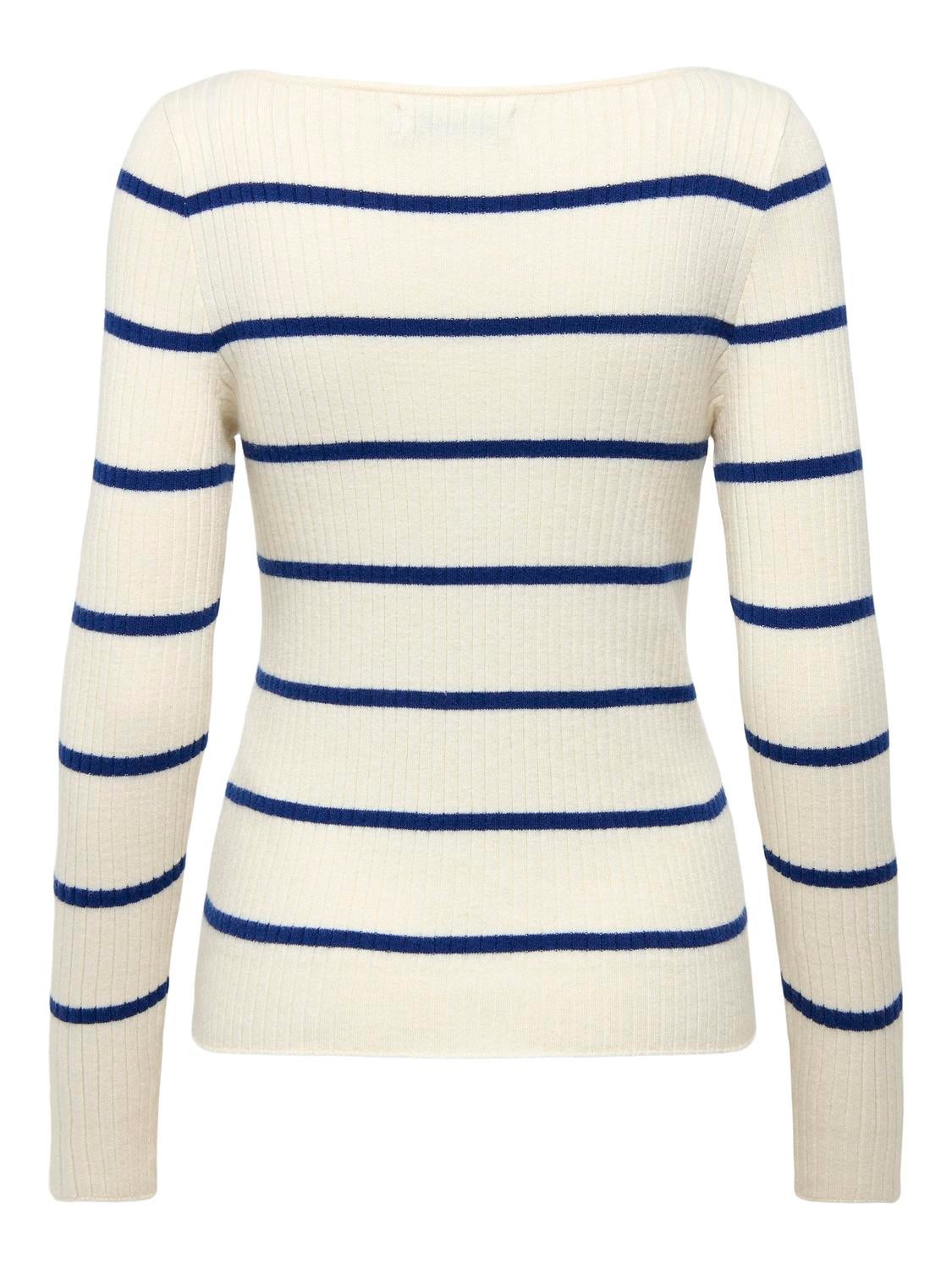 ONLIBI Strickpullover Whitecap Gray
