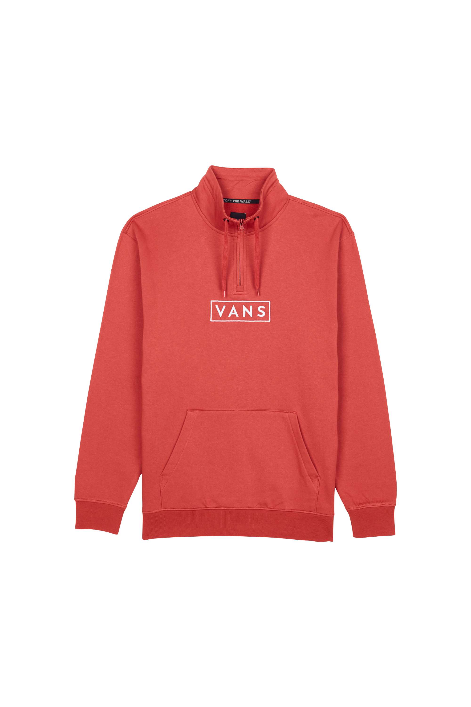 VANS Sweatshirt à col zippé EASY BOX QZP Rouge