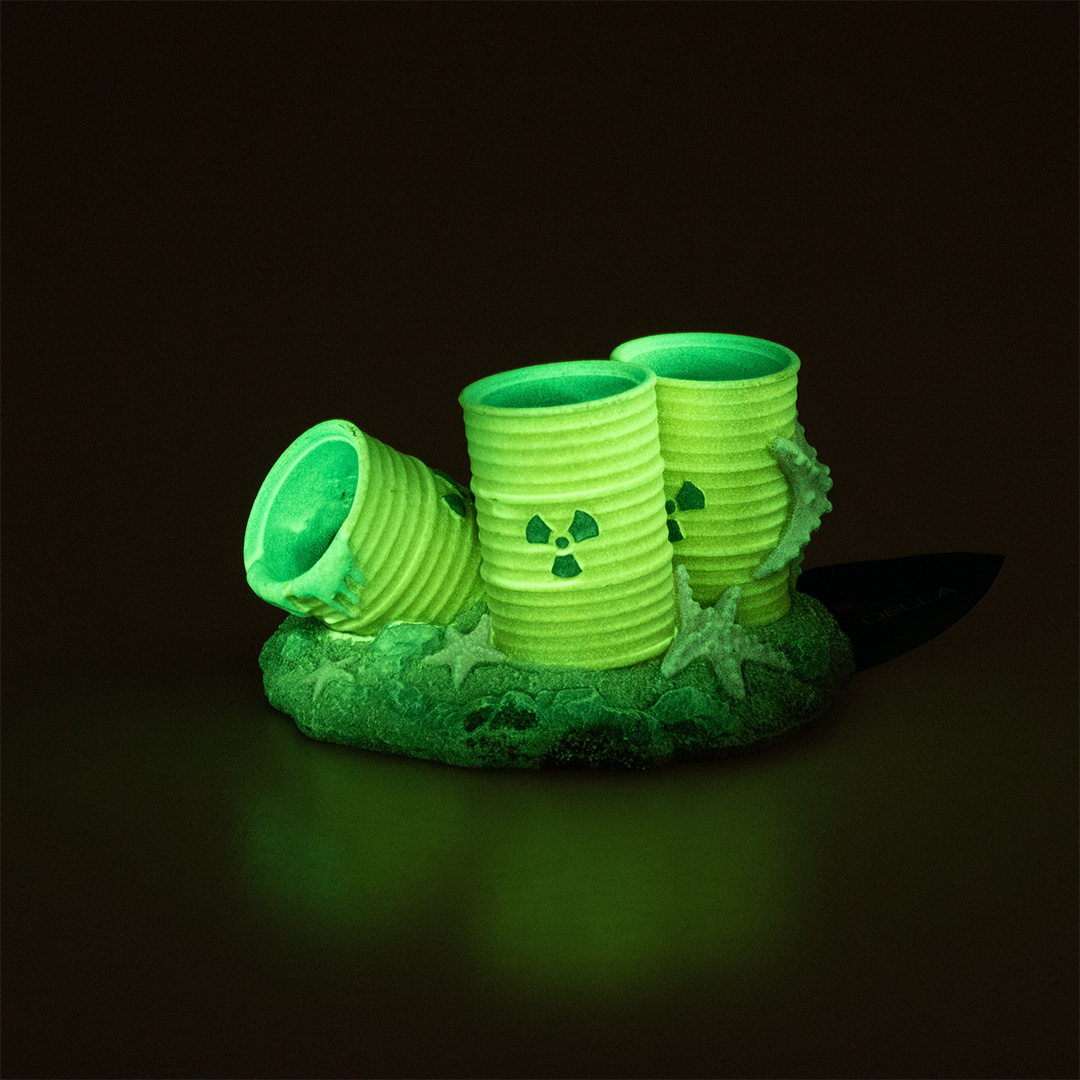 Aqua D'ella Radioactieve vaten M - Glow in the dark