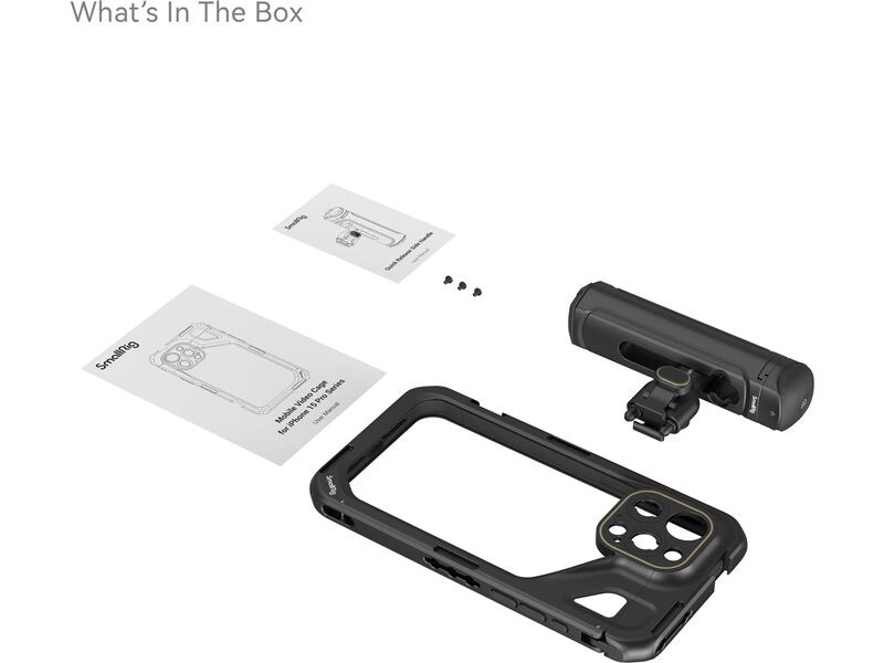 Smallrig Cage für iPhone 15 Pro Max Single Handheld Mobile Video Kit für iPhone 15 Pro Max