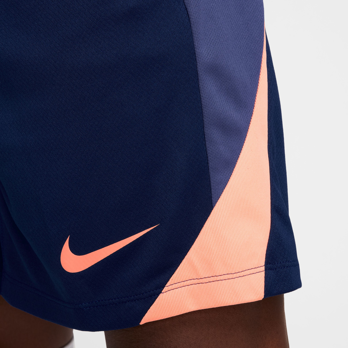 Nike Strike Trainingsbroekje Donkerblauw Oranje