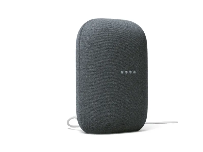 Google Nest Audio - Smart højttaler - IEEE 802.11b/g/n/ac, Bluetooth - App-kontrolleret - 2-vejs - brunsort