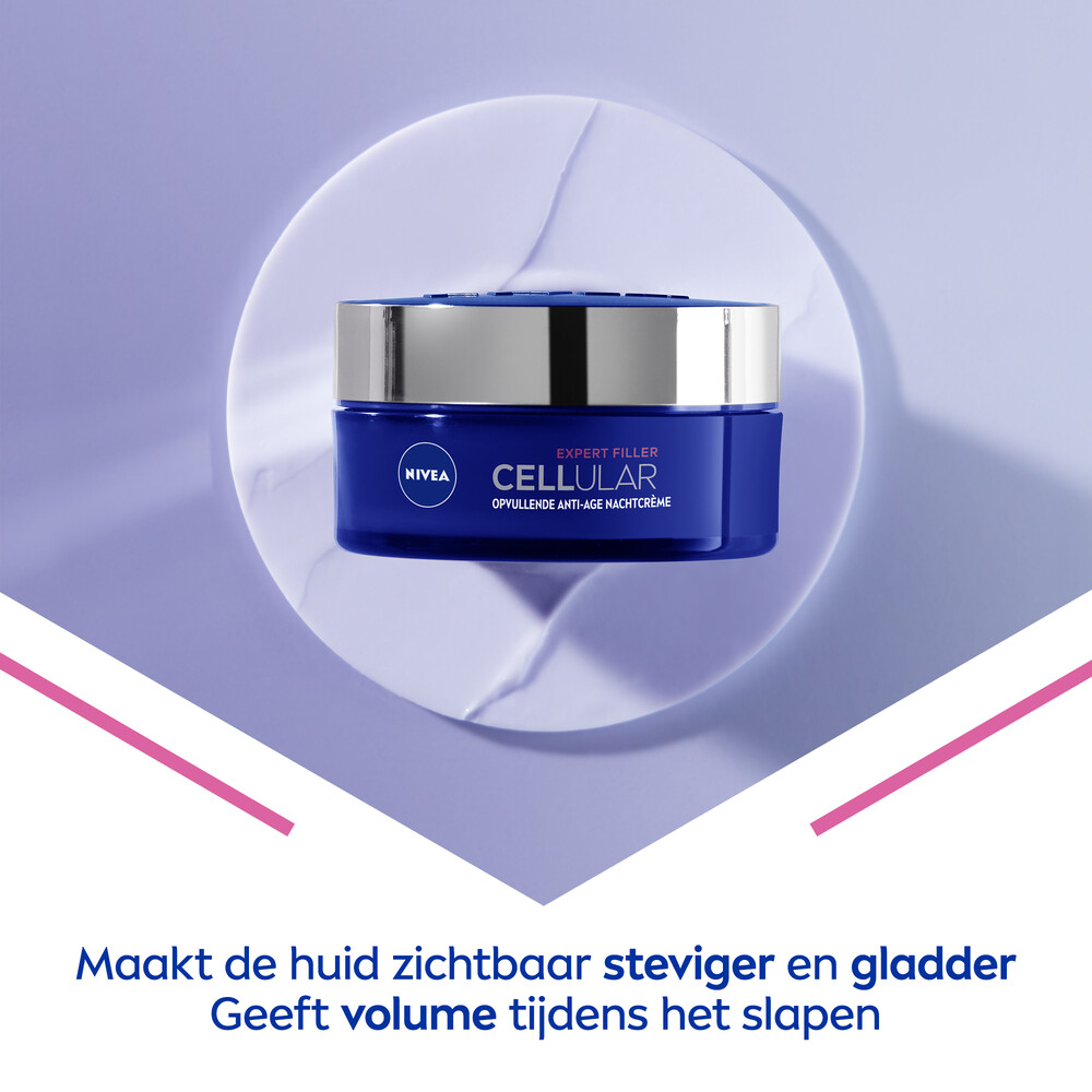 3x Nivea Cellular Filler Nachtcrème Verstevigend50 ml