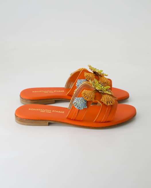 Konstantin Starke PS656 Pantoletten in Orange