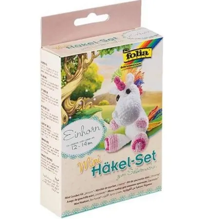 Folia Mini-Häkelset Einhorn