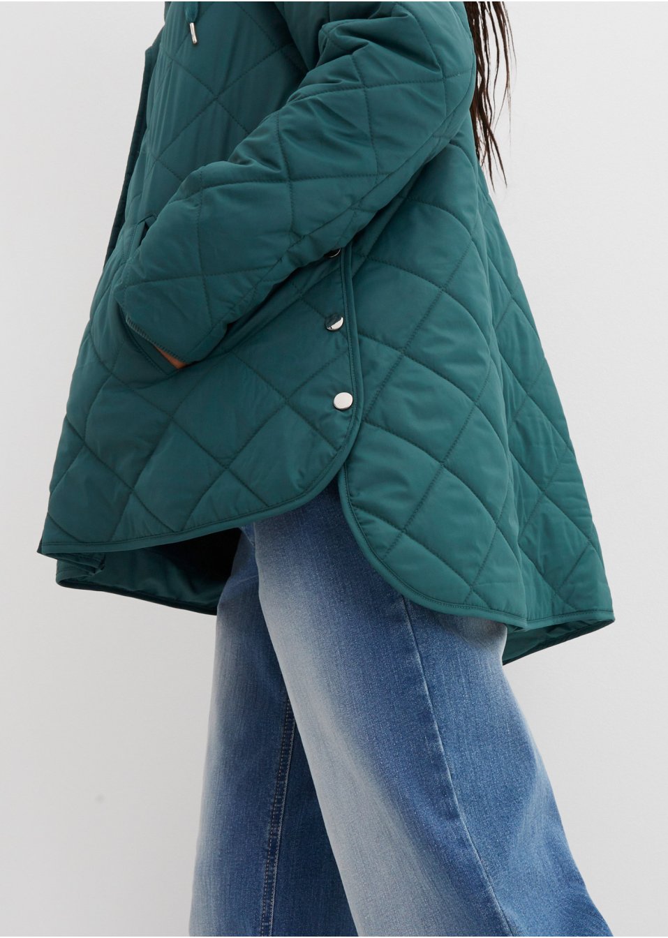 Veste rembourrée avec surpiqure diamant