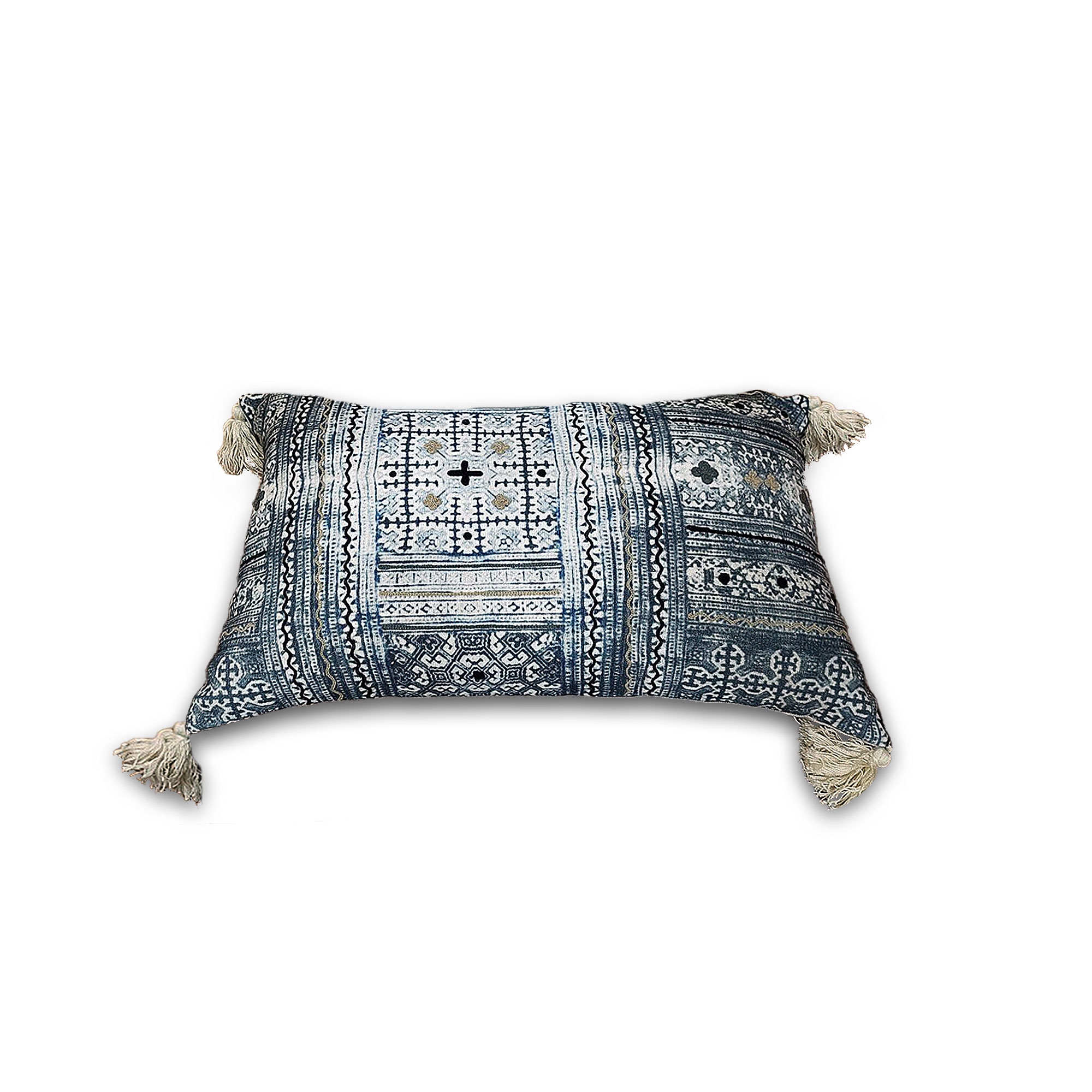 Kissen 'Dreamy', blau, weiß, B 60 cm, H 40 cm von fischer's lagerhaus