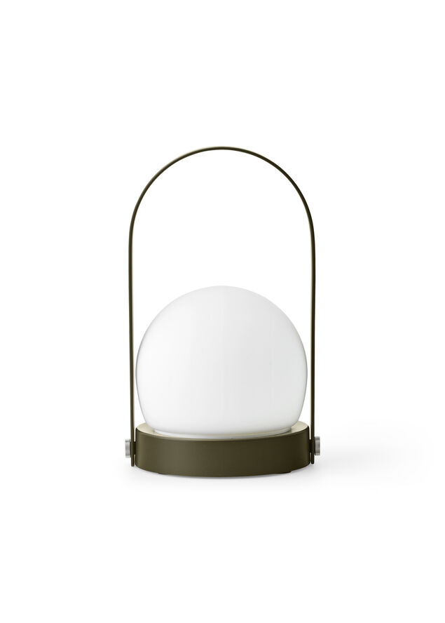 Audo Copenhagen Carrie Portable Table Lamp Olive