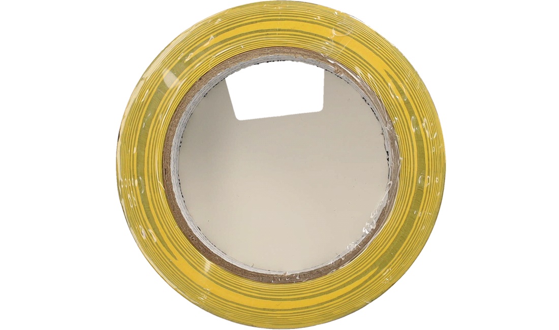 Advarselstape 50mm x 33m - Sort/Gul