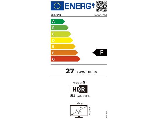 SAMSUNG - TV QLED 80 cm TQ32Q5FAAUXXC