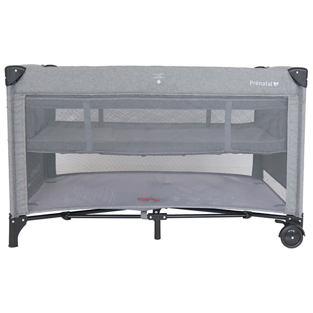 Prénatal campingbed Sinne Grey Melee Dark