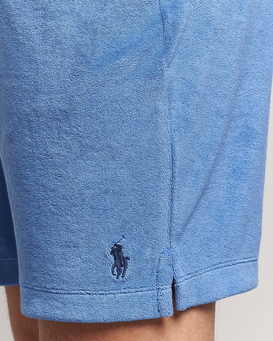 Polo Ralph Lauren Cotton Terry Drawstring Shorts Harbour Island Blue
