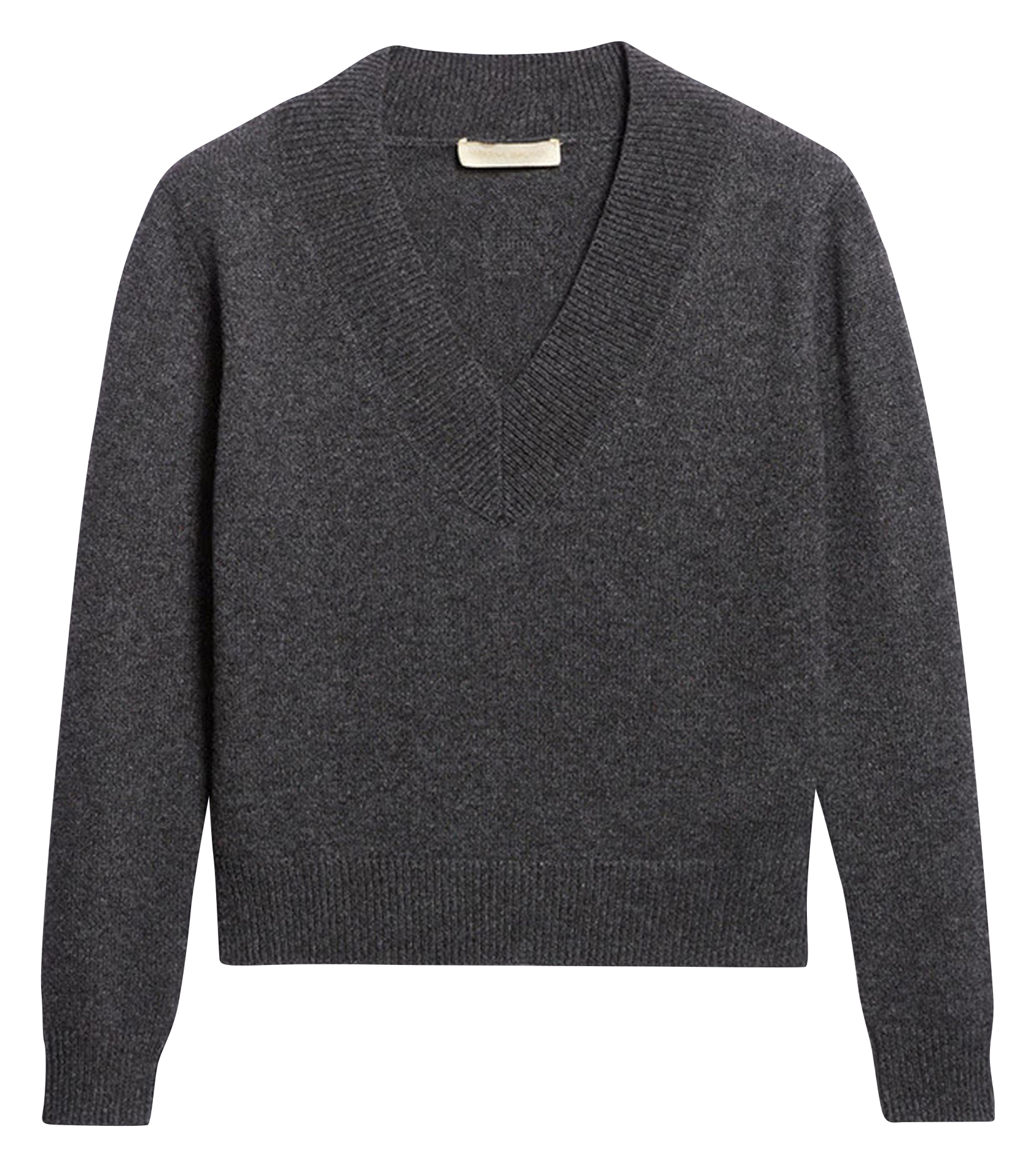 DEVORA - Pull droit en laine | Gris