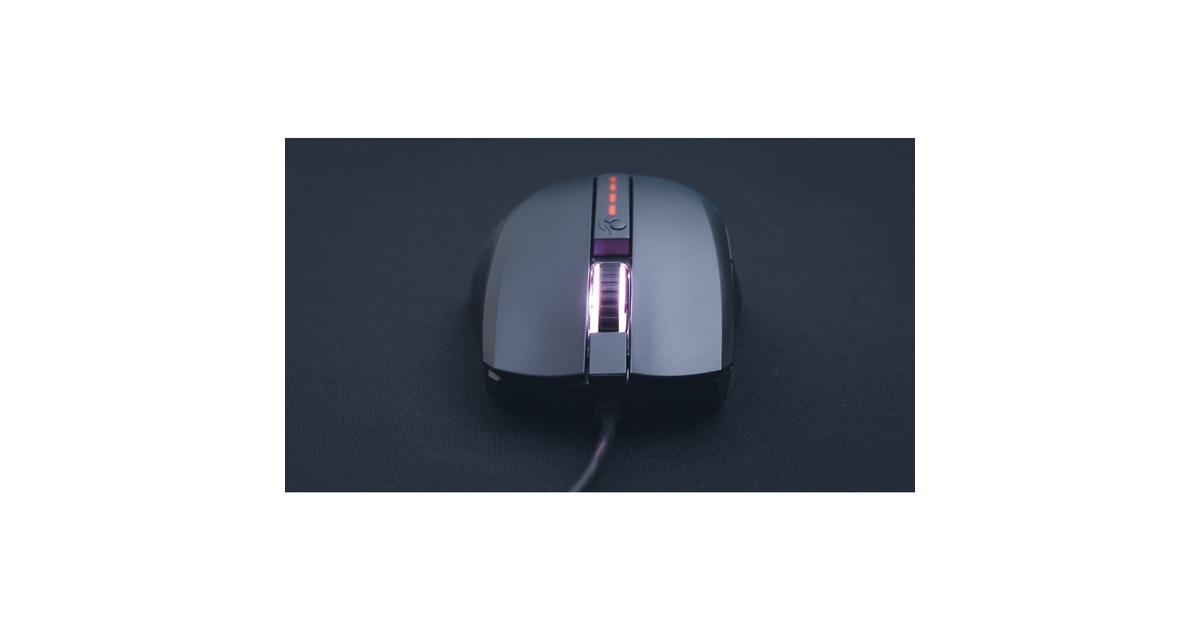 CHERRYMC 2.1 gaming muis  (Zwart, 1,000 - 5,000 DPI, RGB led)