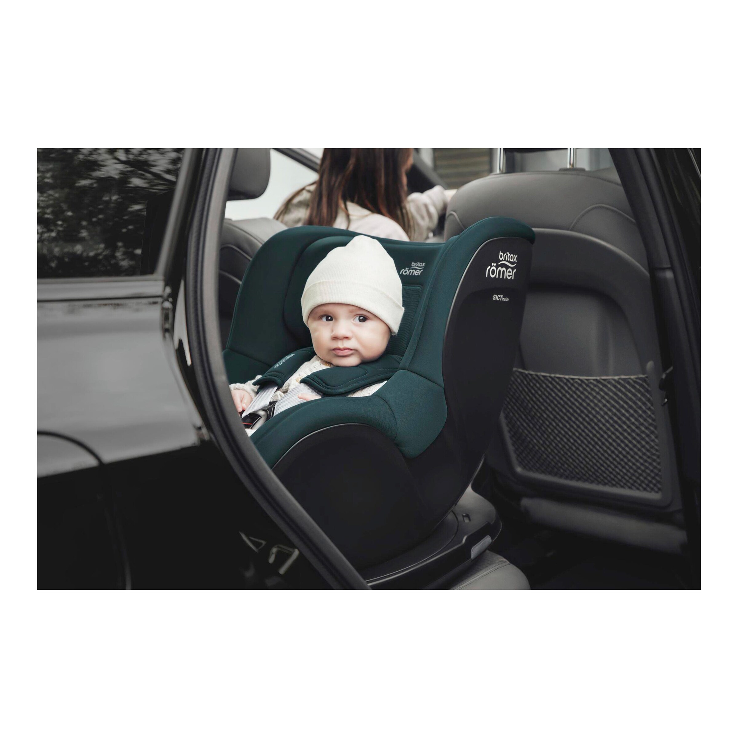 Britax Römer - Britax Römer Diamond Kindersitz DUALFIX PRO M i-SIZE GREEN SENSE atlantic green