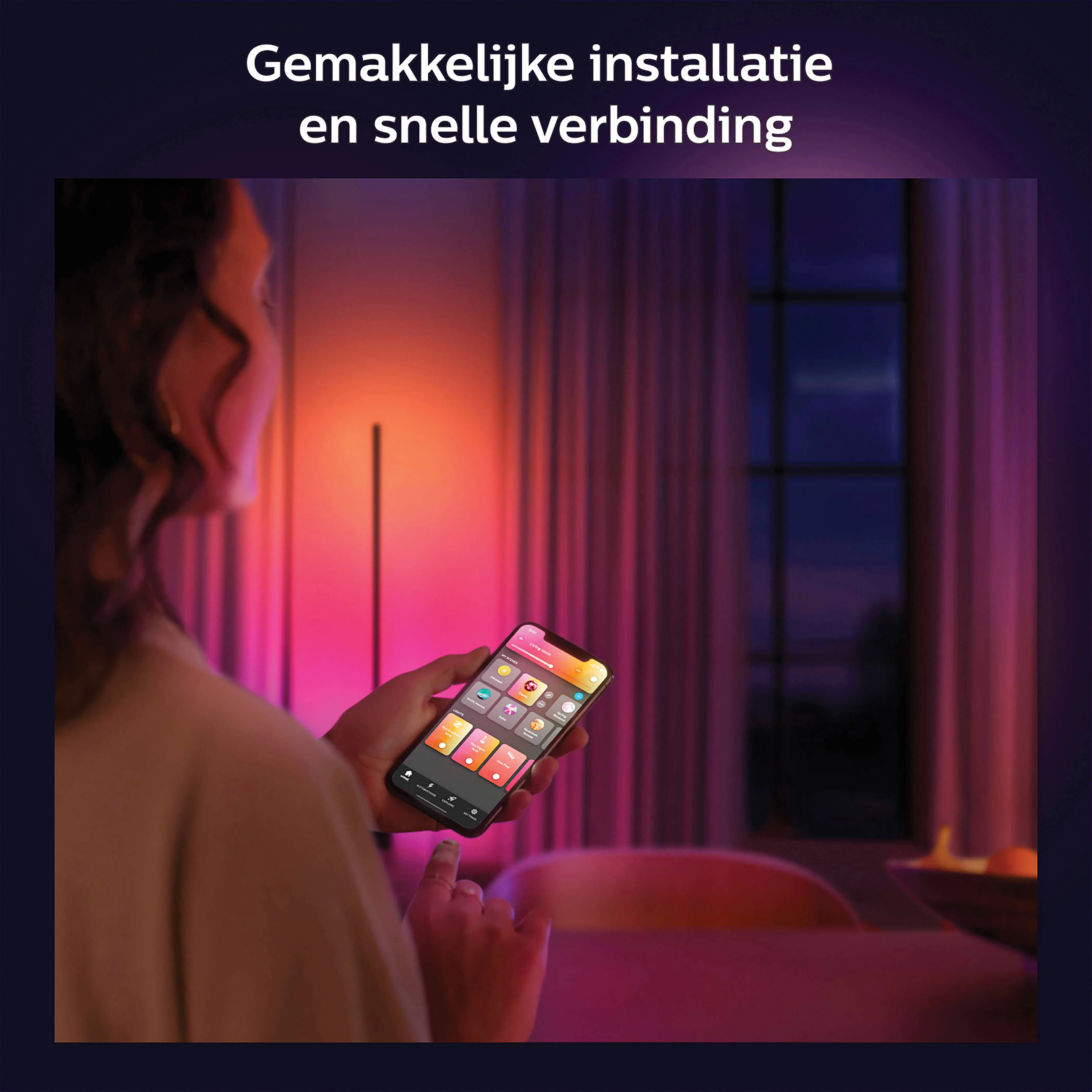 Philips Hue gradient lightstrip - wit en gekleurd licht - 2m - basis