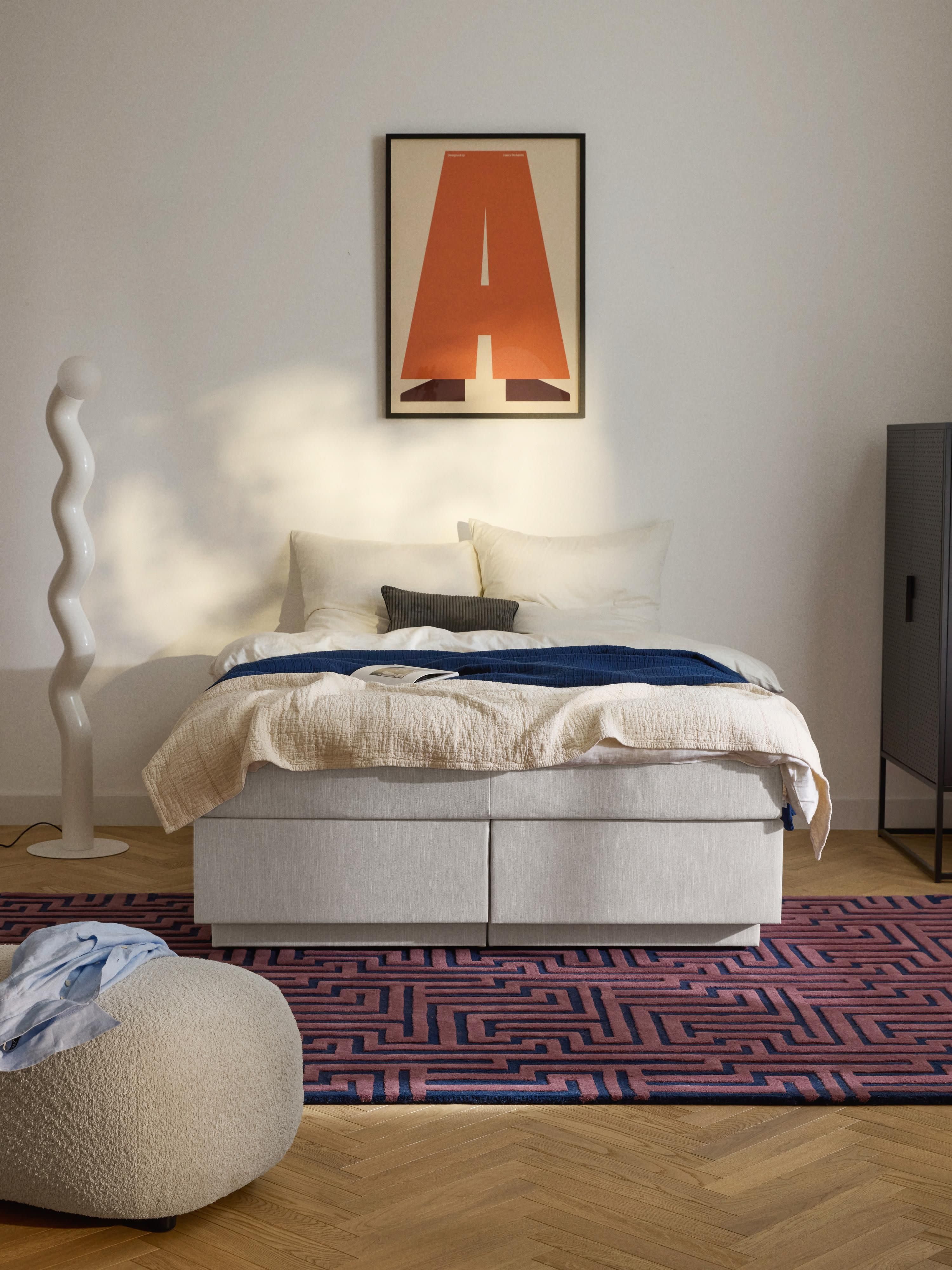 Boxspringbed Enya met opbergruimte