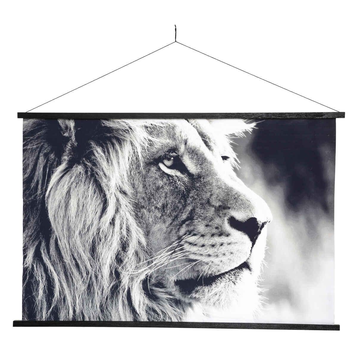 TOILE SUSPENDU LION D.73X110CM