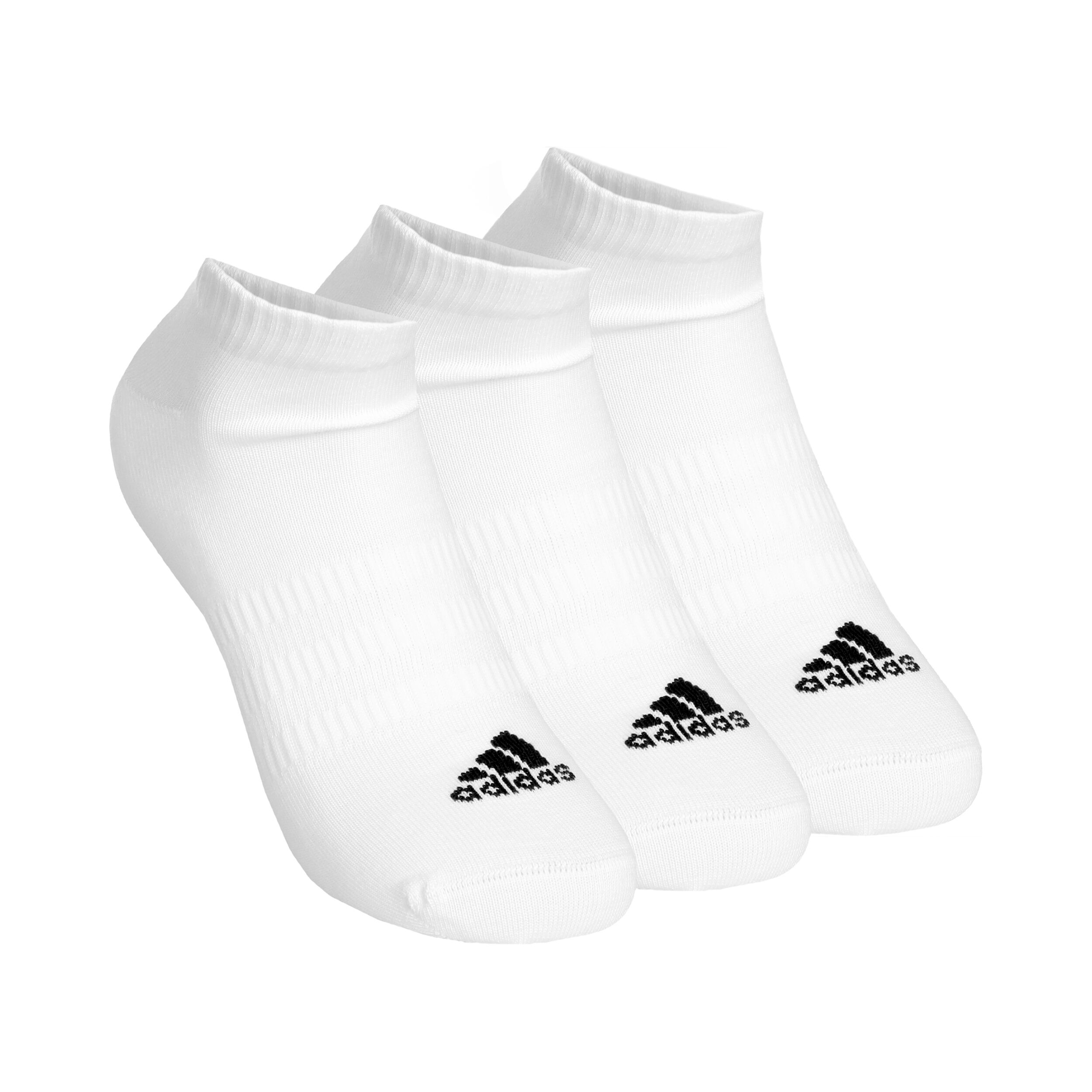 adidas Sportswear Low Chaussettes De Sport Pack De 3 - Blanc , Noir