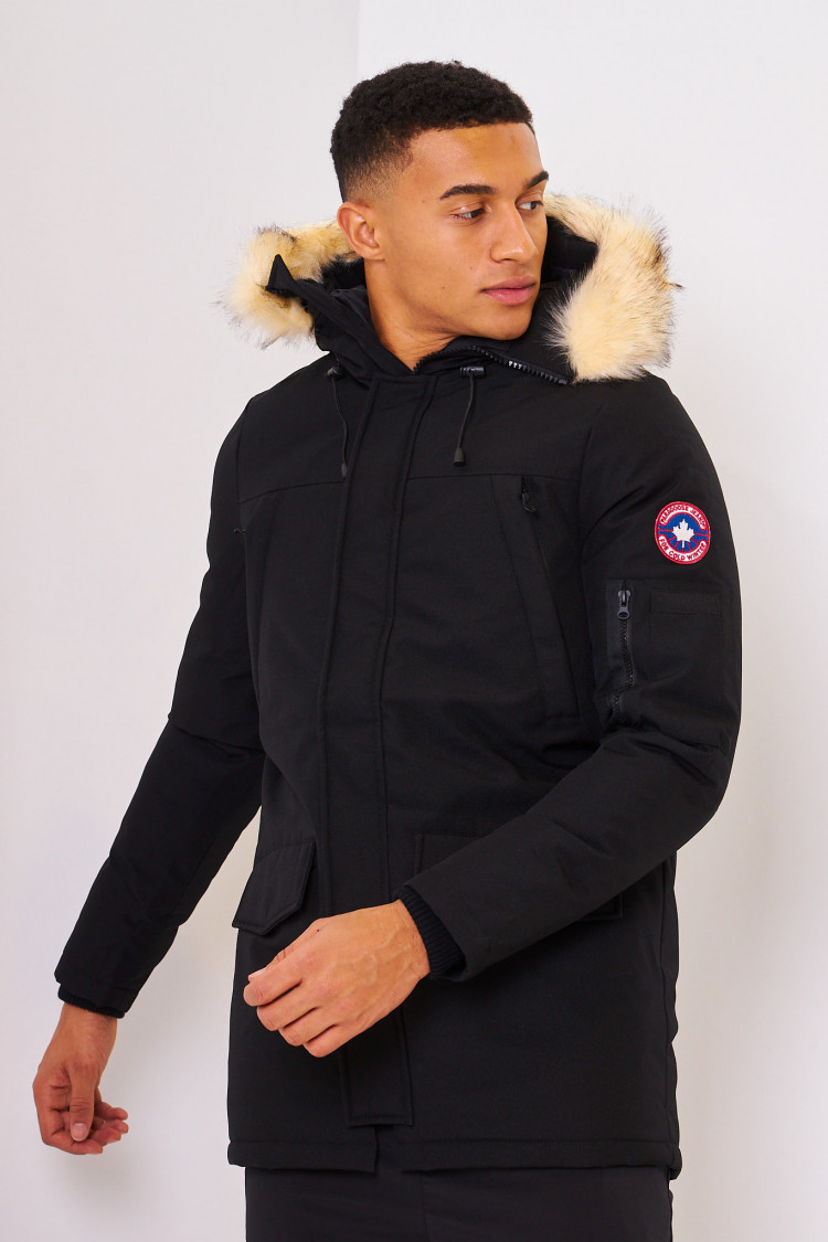 Parka noire Jony / Paragoose