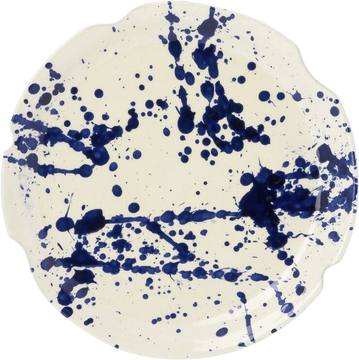 Familianna Splash Side Plate Organic Royal splash