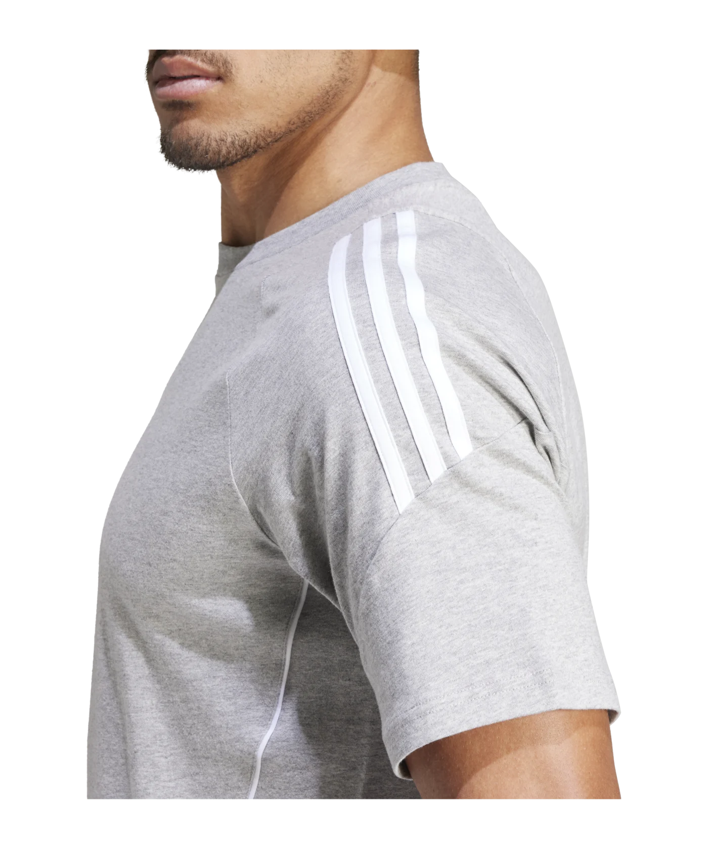 adidas Tiro 24 T-Shirt Grau Weiss
