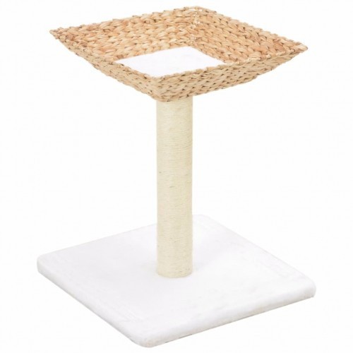 Arranhador para gatos com caminha integrada, marrom