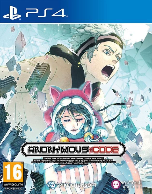 PlayStation 4 - ANONYMOUS:CODE - Launch Edition - Visual Novel