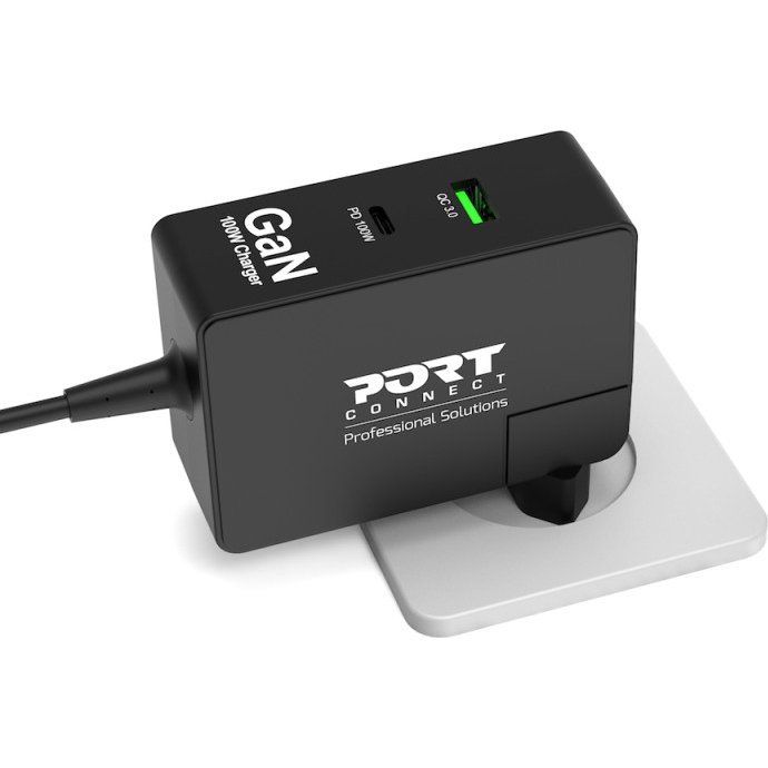 Port Designs 902103 chargeur d'appareils mobiles Ordinateur portable, Smartphone, Tablette Noir Secteur Intérieure