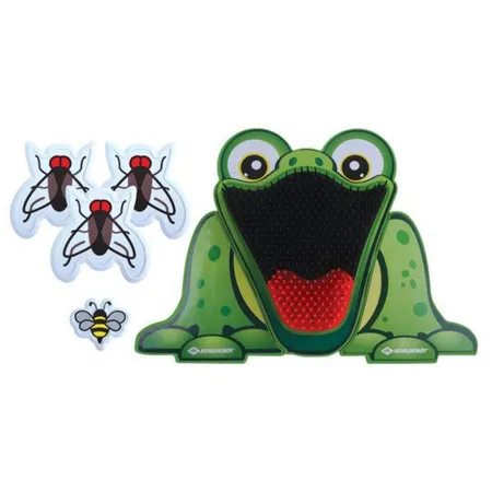 Schildkröt Füttere den Frosch