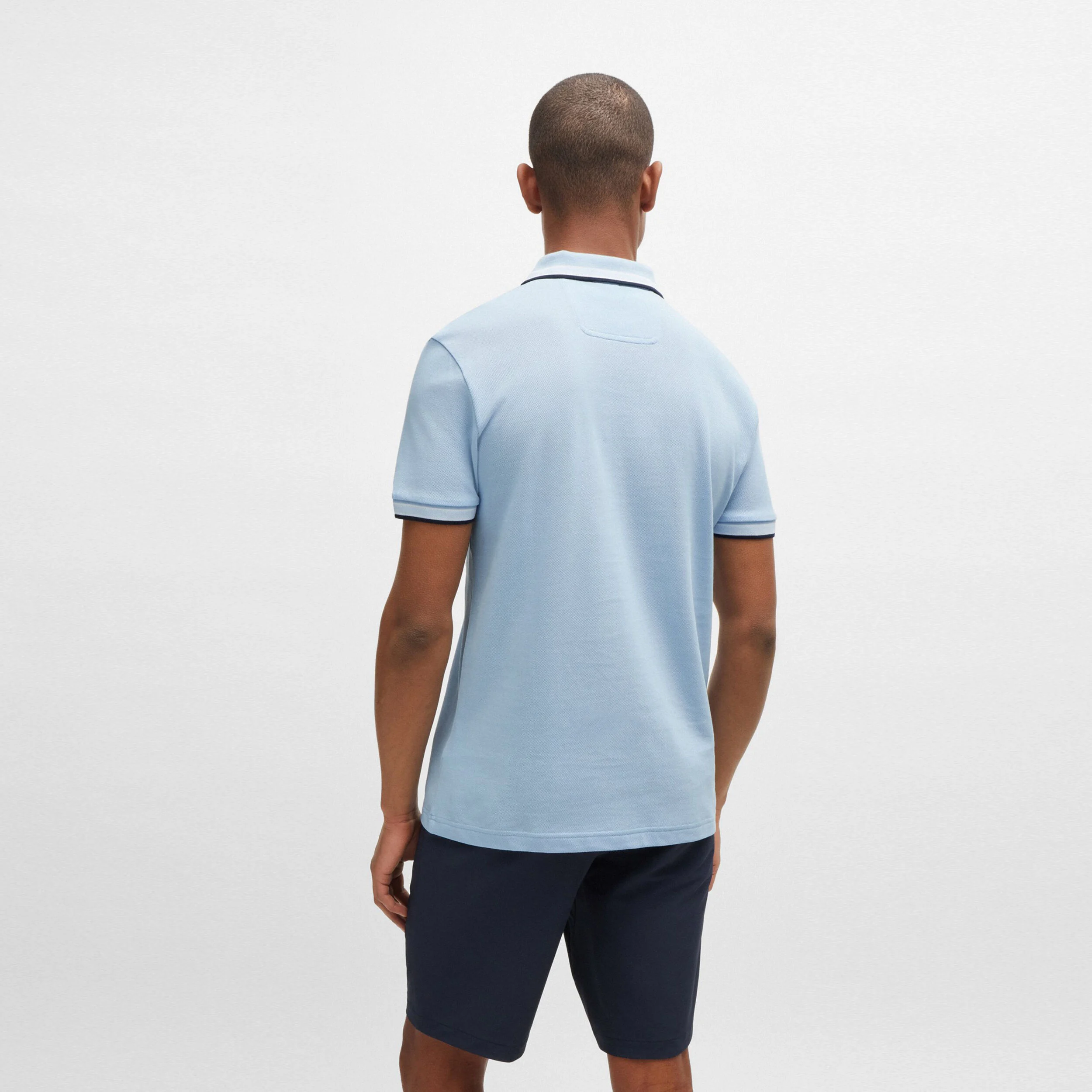 BOSS Paddy Polo Hommes - Bleu Clair