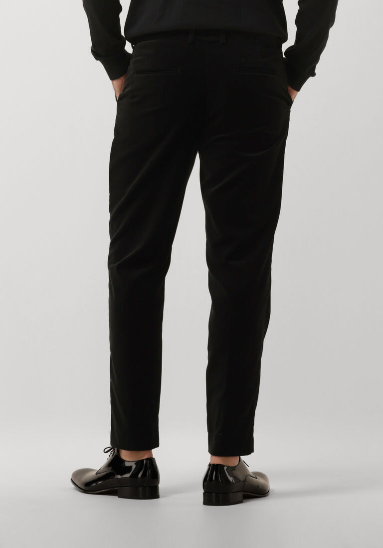 SELECTED HOMME zwarte selected homme pantalon slhslim-hale velvet trs