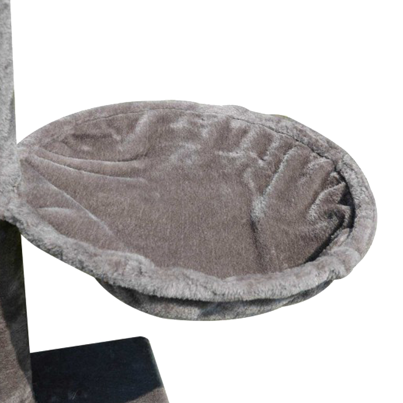 Körbchen für Katzenbaum 2er Set grau 40 cm
