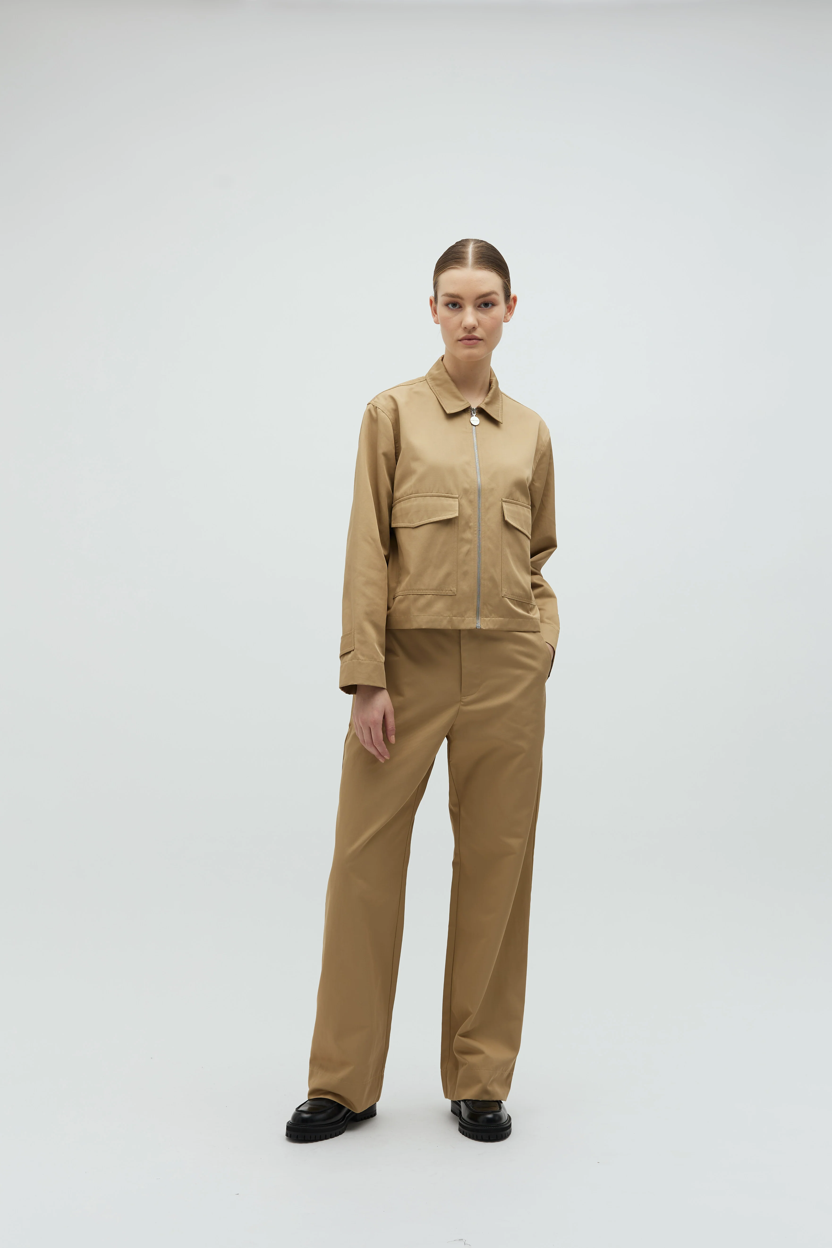 Global Funk  Konelia-G jakke - 614 Camel Fudge