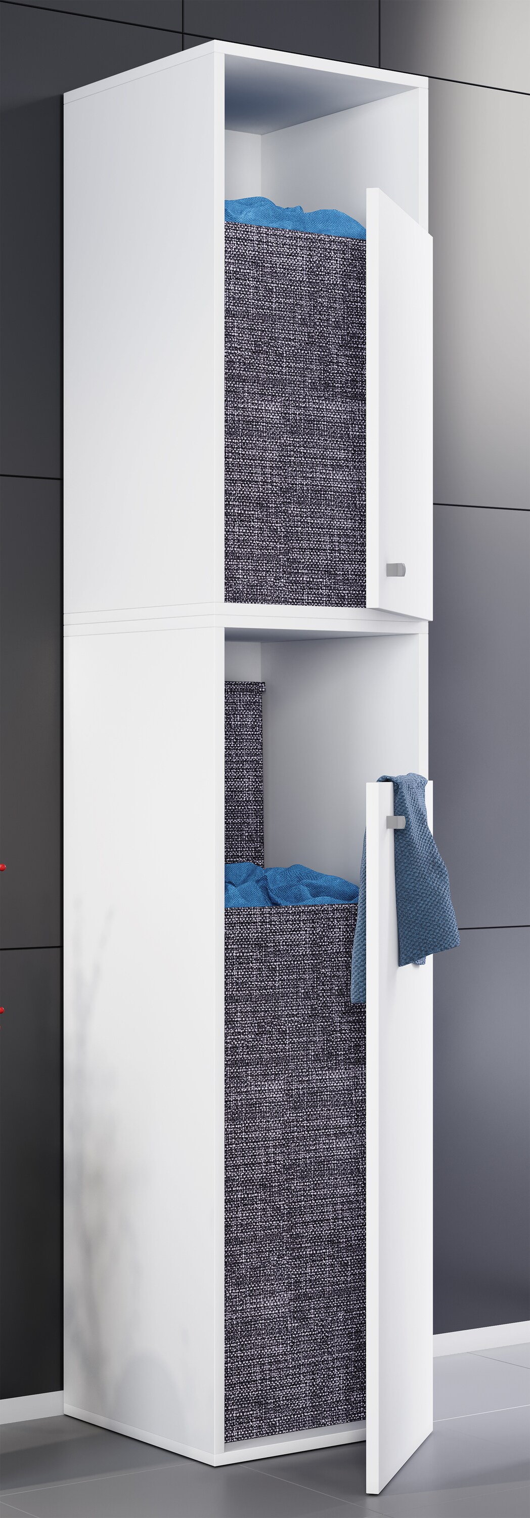 VCM Stoff Wäscheschrank Wäschetruhe Wäschebox Wäschekorb Stoffbox Wäsche Dreso XXL2f