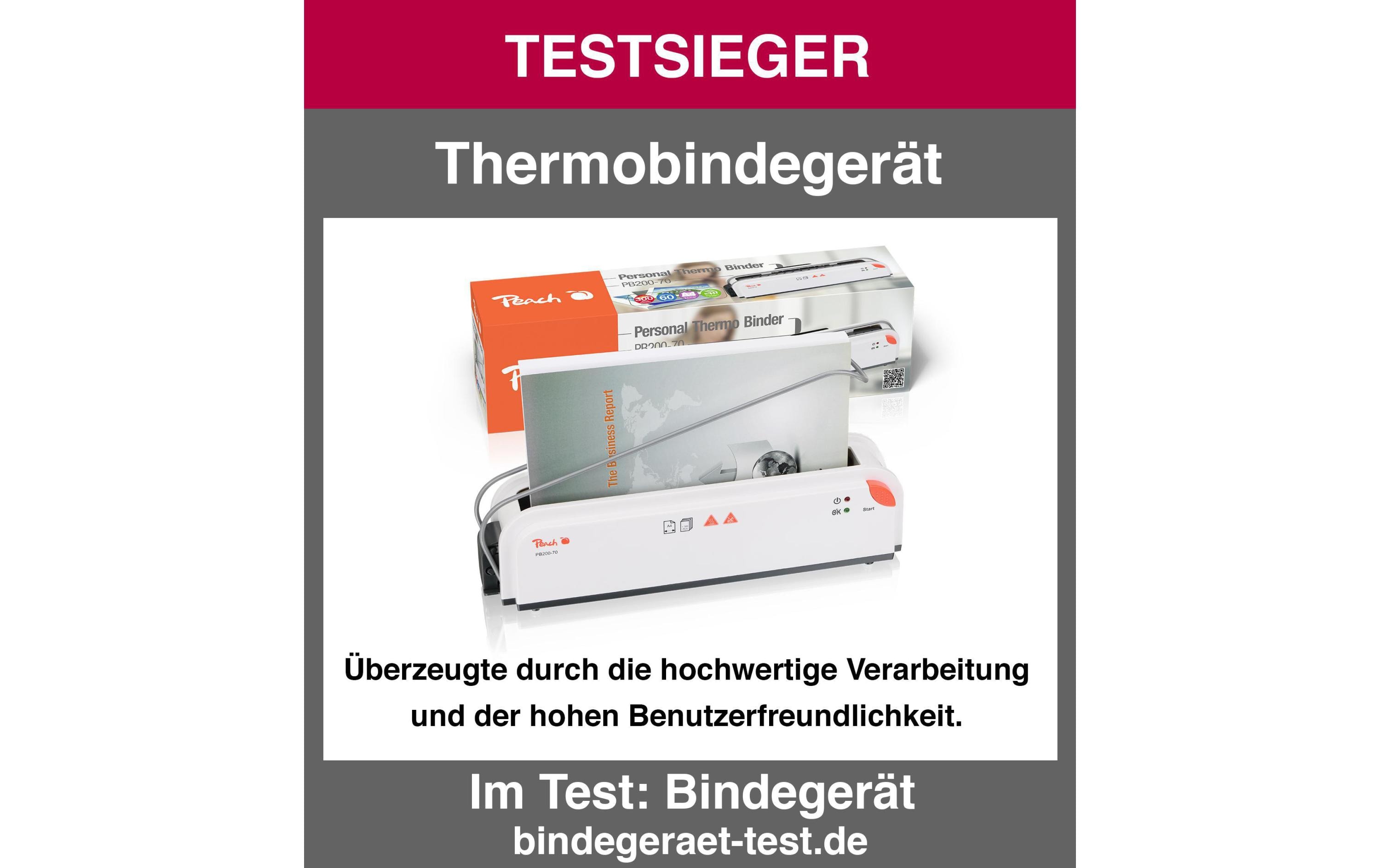 Thermobindegerät PB200-70 300 SeitenA4-Thermobindegerät