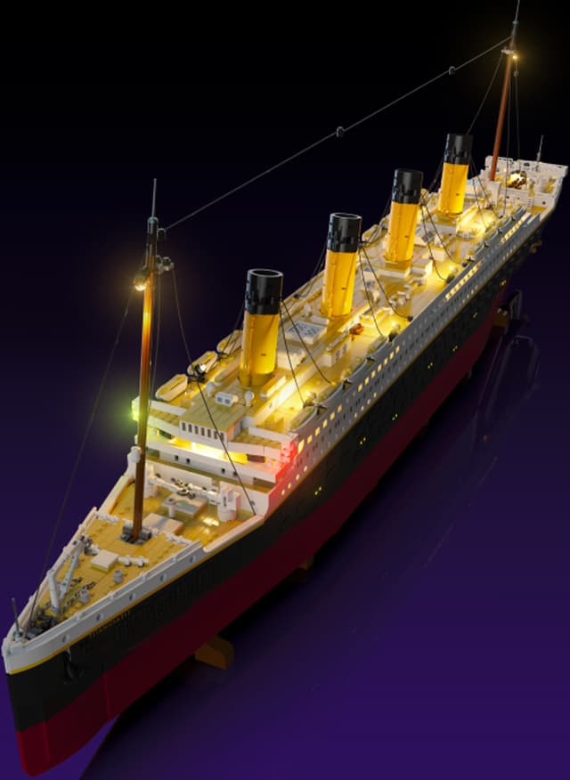 Light My Bricks™ Titanic lyskit