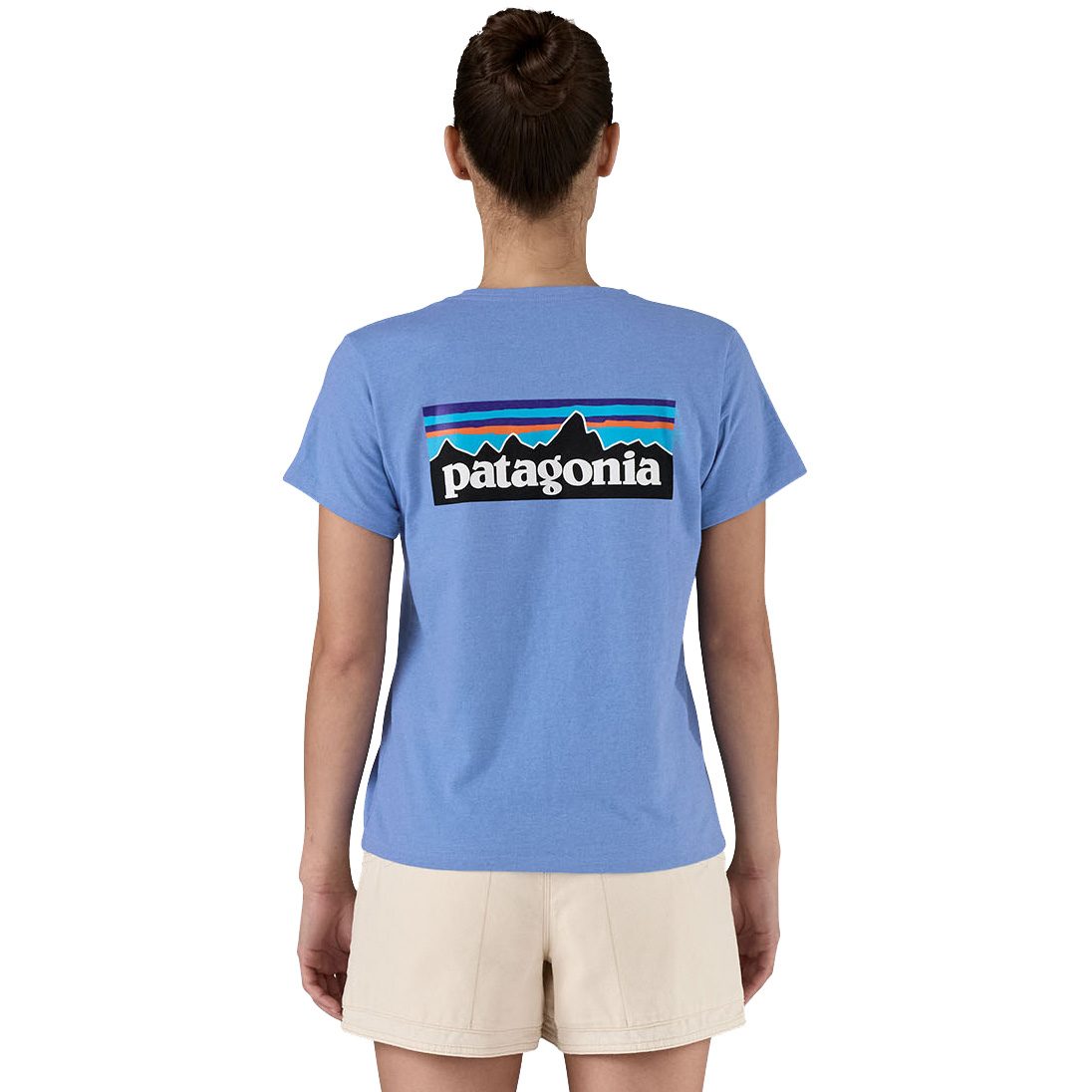 Patagonia P 6 Logo Responsibili-Tee Damen abundant blue