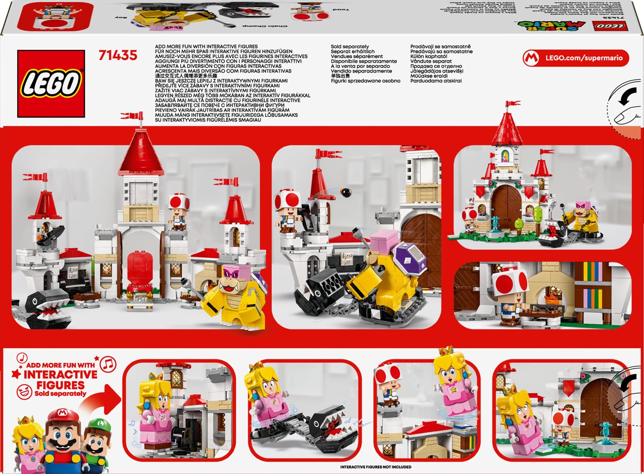 LEGO - Super Mario - Kamp mod Roy ved Peach's Castle (71435)