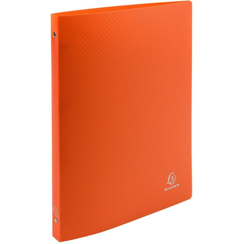 Classeur 4 anneaux plastifié Exacompta Opak A4 - Dos 2 cm couleurs assorties