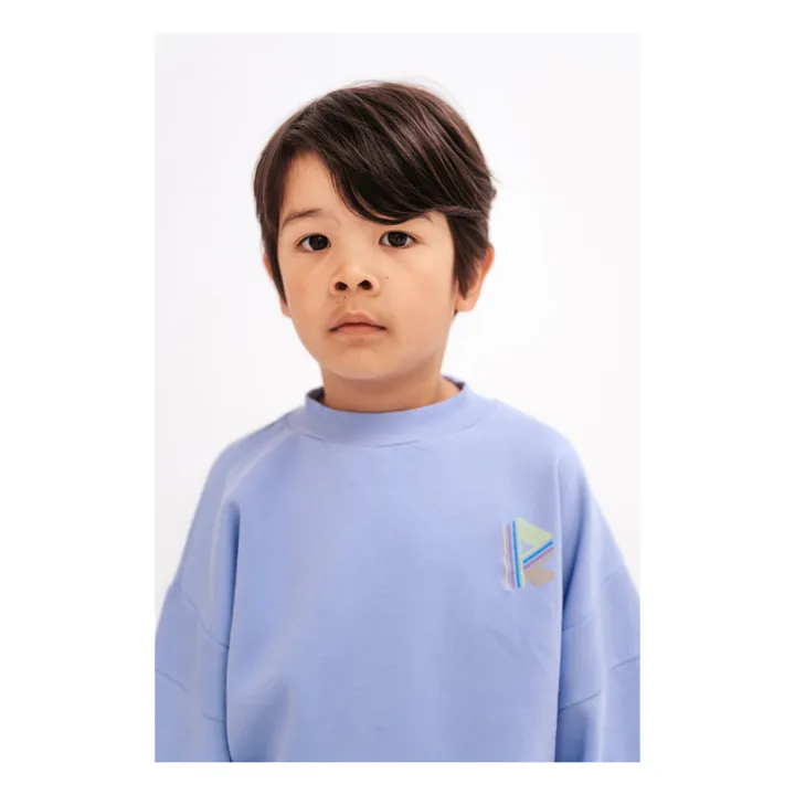 Repose AMS Sweat Coton Bio Crewneck | Bleu ciel