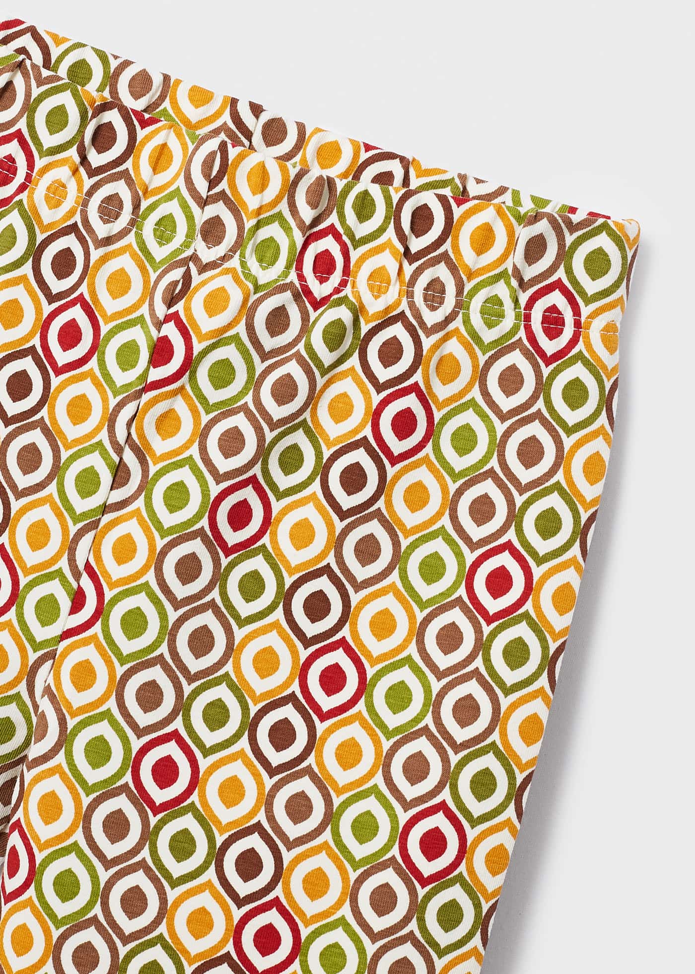 Conjunto de duas peças com leggings de algodão sustentável para meninas