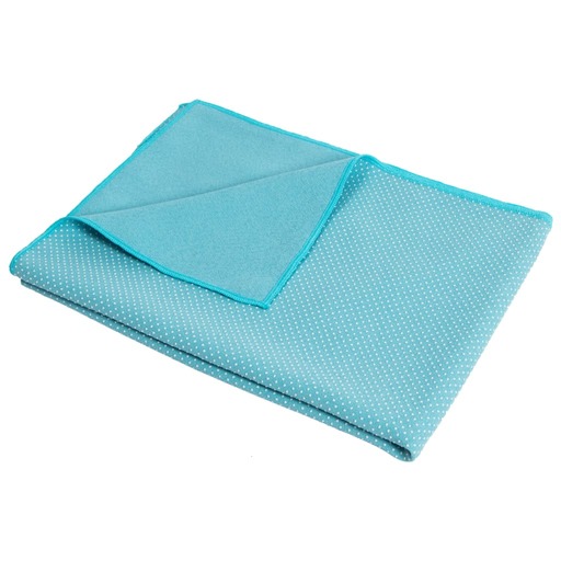 Toalha de ioga antiderrapante Pure2improve azul