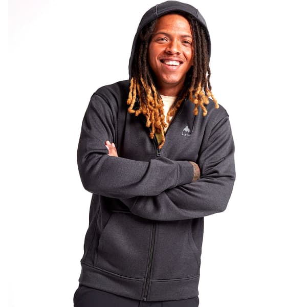 Sweatshirt BURTON M OAK FZ BLACK HEATHER