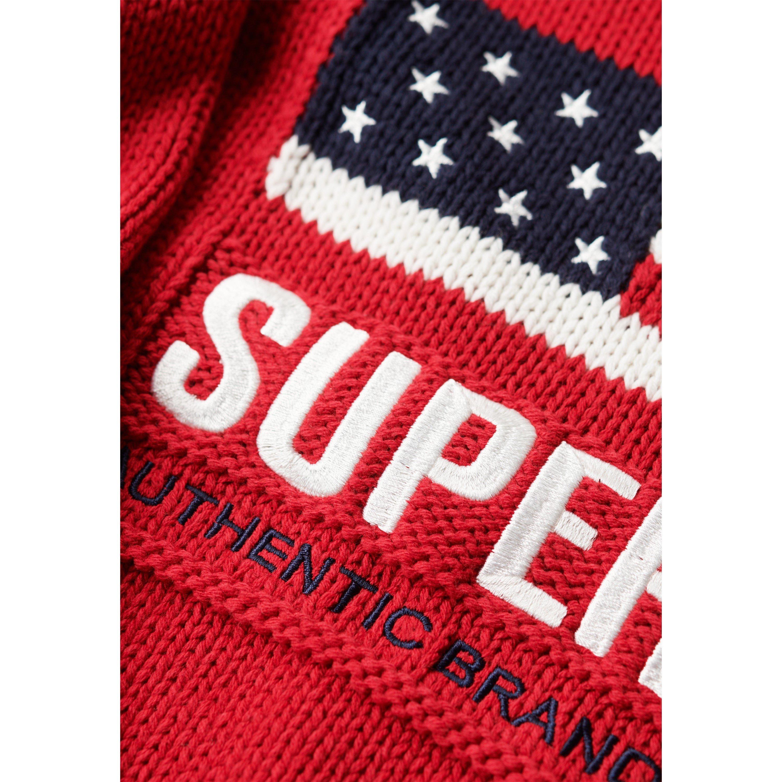 Superdry Americana Roll Neck Knit Jumper