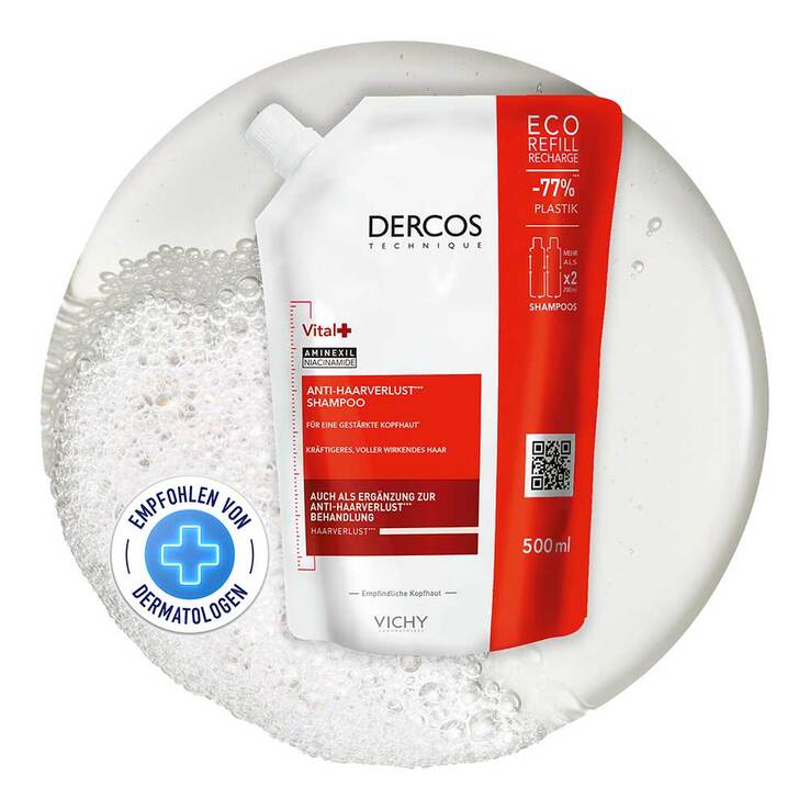 Vichy Dercos Vital Shampoo mit Aminexil, 500 ml
