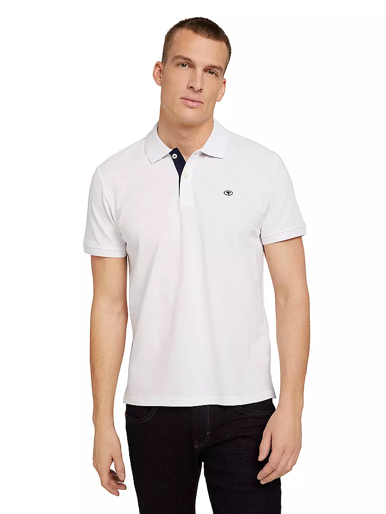 TOM TAILOR Poloshirt weiss