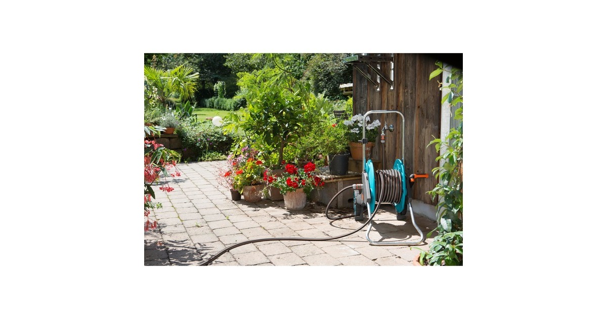 GARDENAAansluitgarnituur slang  (Zwart/oranje, 18040-20, 150 cm)